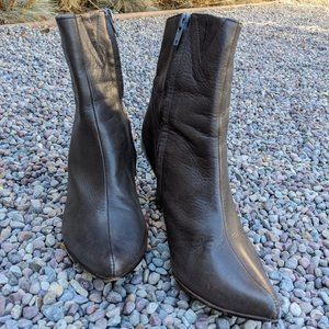 Fluevog (8.5) Coffee Series Kopi Tiam Mushroom Gray Bootie